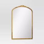 Miroir mural décoratif doré 20x30 pouces - Cadre floral