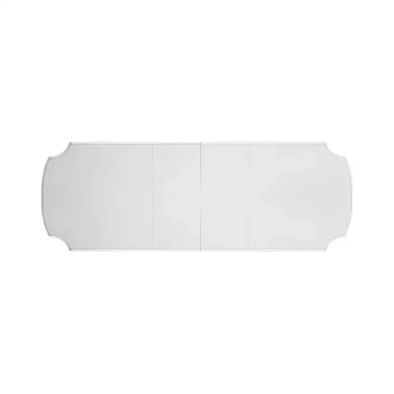Table à manger double pied de 305 cm – Finition Perle Antique