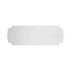 Table à manger double pied de 305 cm – Finition Perle Antique