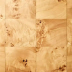 Tête de lit en bois pour lit sectionnel Queen Ogden – Placage brun naturel