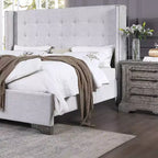 Lit plateforme King californien de 90 po - Touffeté sans boutons