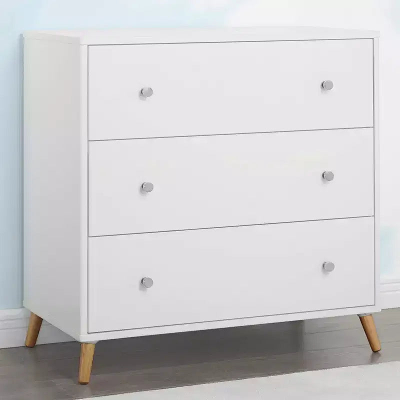 Commode à 3 tiroirs Jordan pour enfants avec tiroirs autobloquants