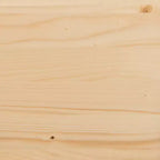 Cadre de lit plateforme en bois Robin avec tête de lit - Naturel, Simple