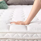Matelas jumeau à ressorts ensachés de 10 pouces Euro Top - Fermeté moyenne