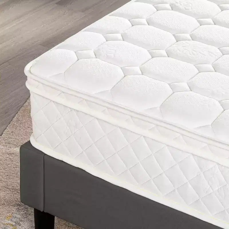 Matelas jumeau à ressorts ensachés de 10 pouces Euro Top - Fermeté moyenne
