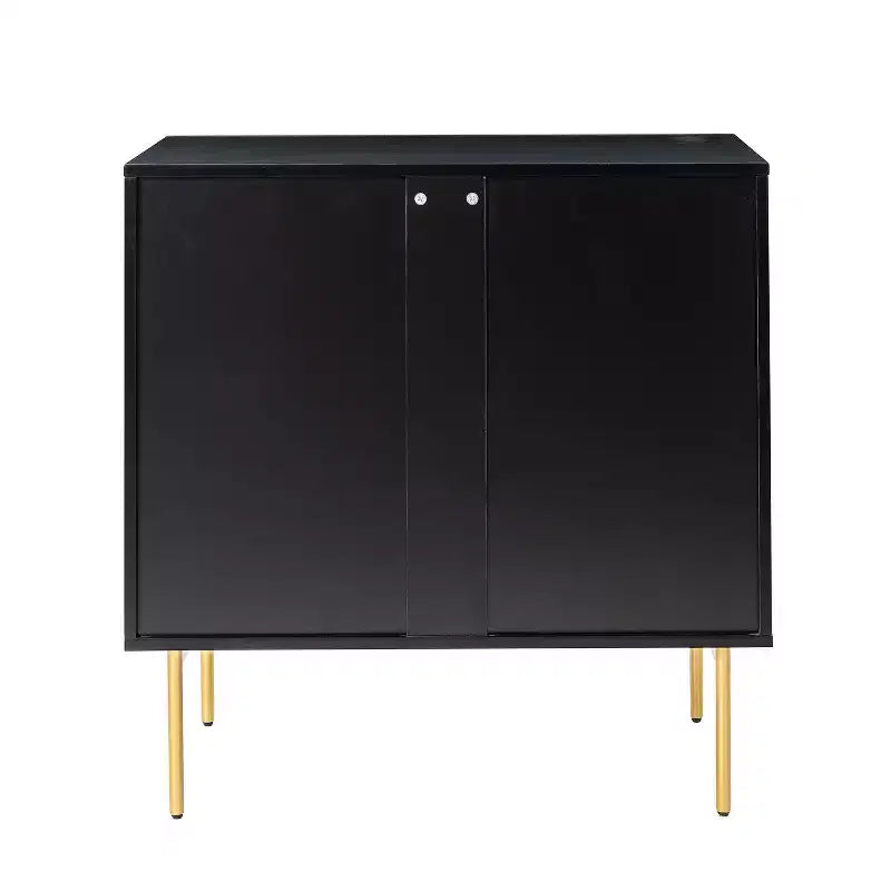 Ensemble de 2 tables de chevet Brian avec 3 tiroirs – Noir