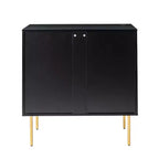 Ensemble de 2 tables de chevet Brian avec 3 tiroirs – Noir