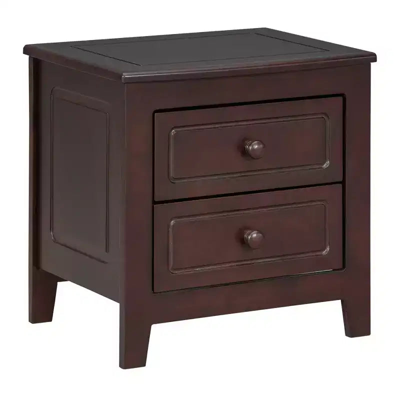 Ensemble de chambre 3 pièces - Lit plateforme Queen/Full et 2 tables de chevet