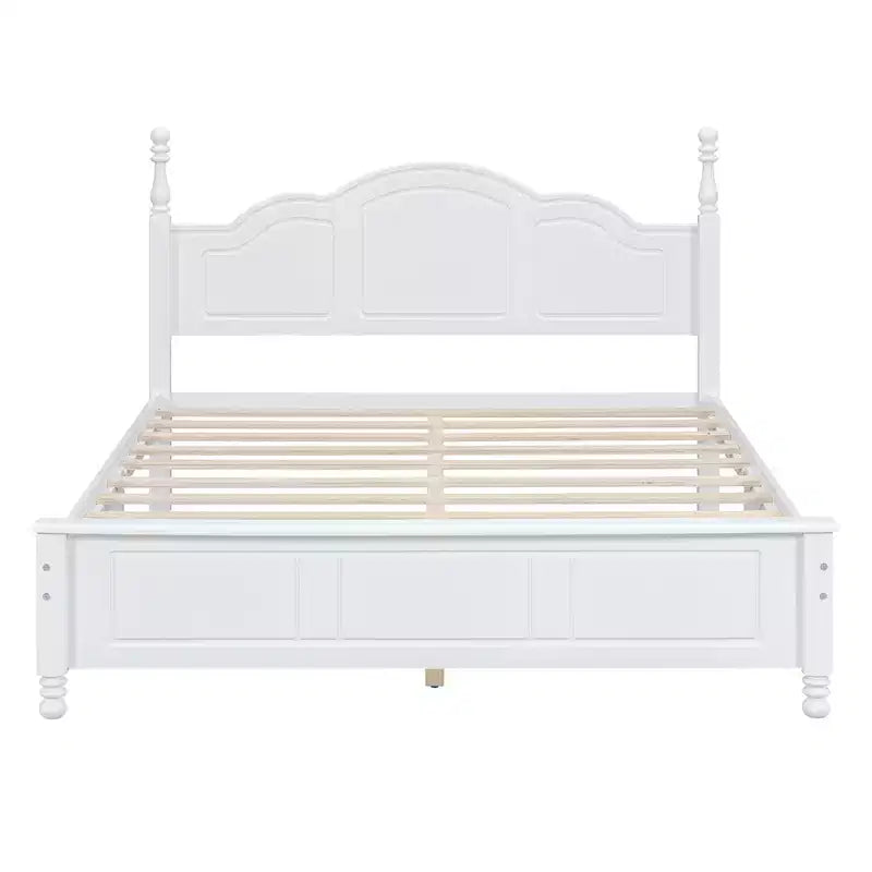 Ensemble de chambre 3 pièces - Lit plateforme Queen/Full et 2 tables de chevet