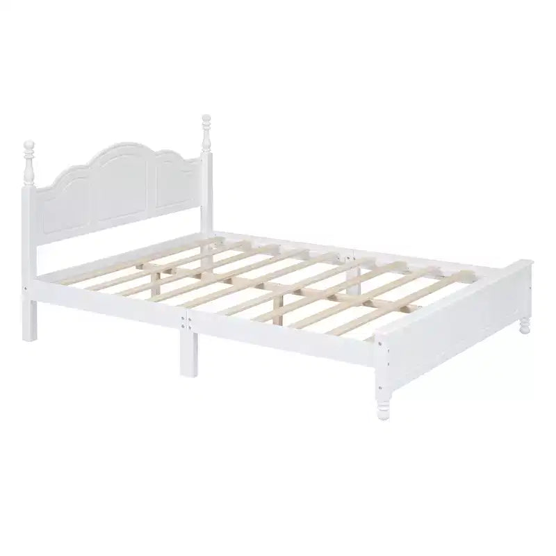 Ensemble de chambre 3 pièces - Lit plateforme Queen/Full et 2 tables de chevet