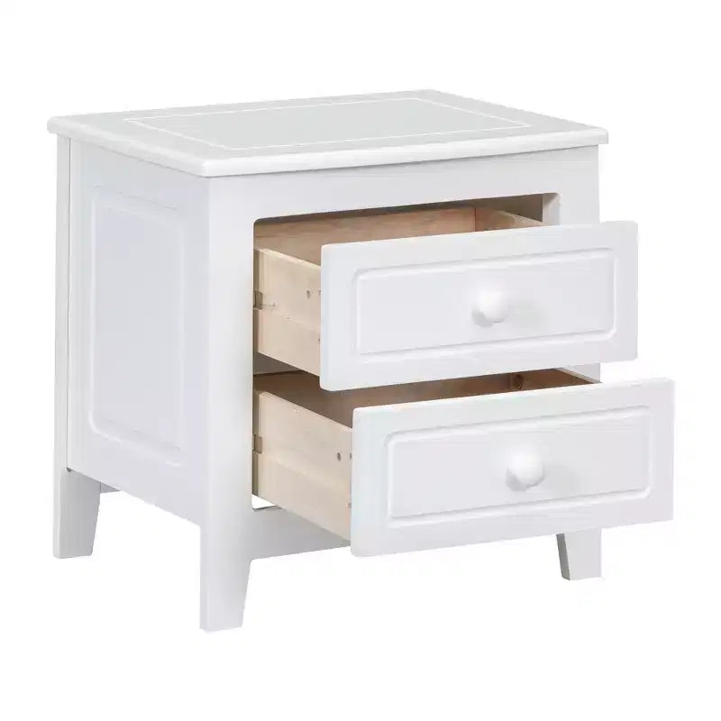 Ensemble de chambre 3 pièces - Lit plateforme Queen/Full et 2 tables de chevet