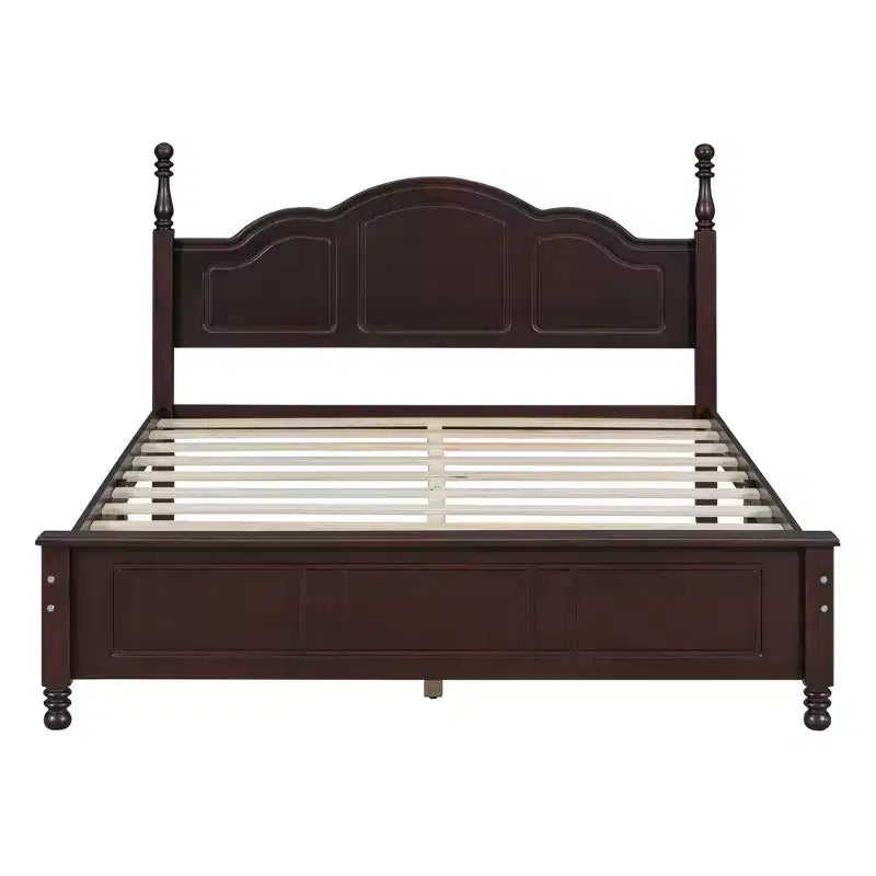 Ensemble de chambre 3 pièces - Lit plateforme Queen/Full et 2 tables de chevet