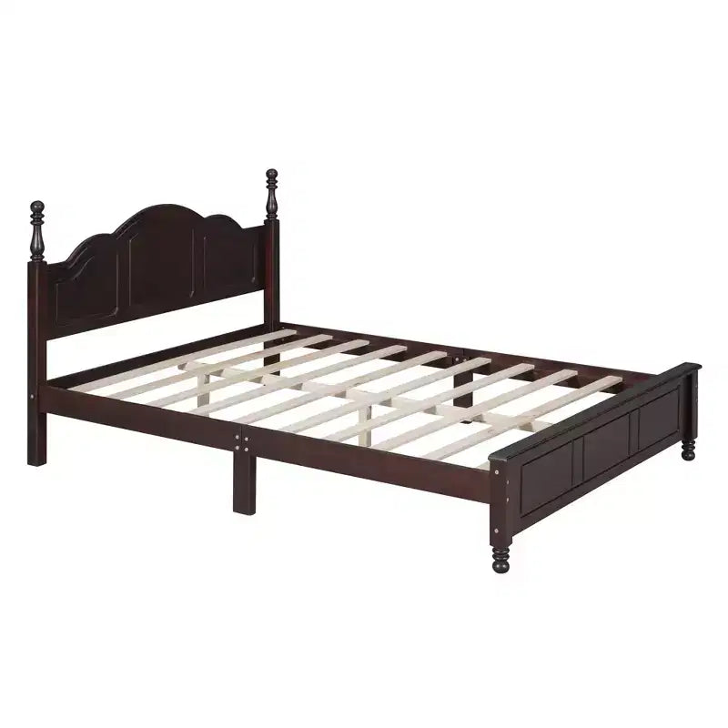 Ensemble de chambre 3 pièces - Lit plateforme Queen/Full et 2 tables de chevet