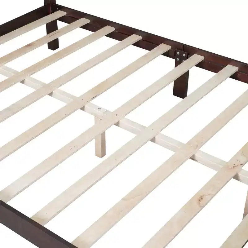 Ensemble de chambre 3 pièces - Lit plateforme Queen/Full et 2 tables de chevet