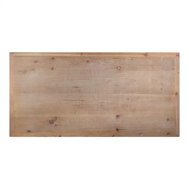 Bureau en bois massif sculpté Wyldwood Rustique - Style Ferme