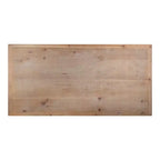 Bureau en bois massif sculpté Wyldwood Rustique - Style Ferme
