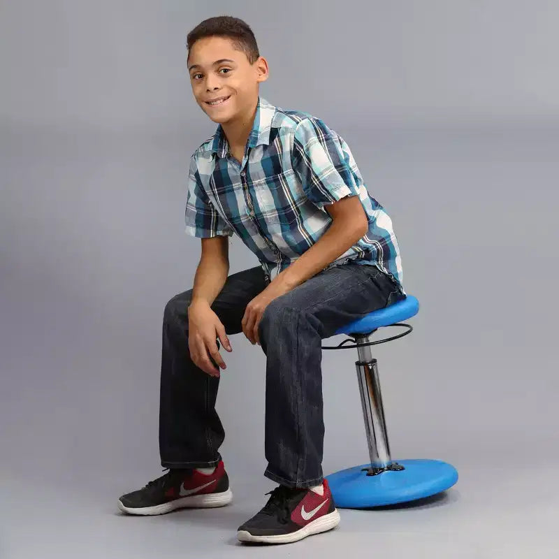 Chaise oscillante réglable pour enfants 42-61 cm - Jaune