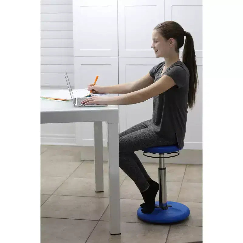 Chaise oscillante réglable pour enfants 42-61 cm - Jaune