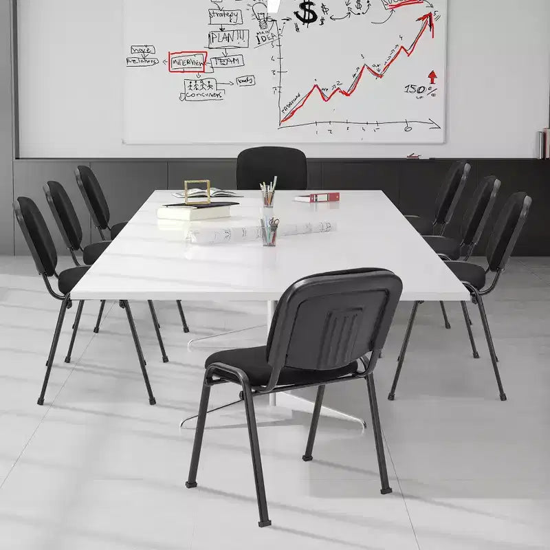 Chaises d'accueil pour conférences avec structure en métal thermolaqué