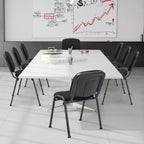 Chaises d'accueil pour conférences avec structure en métal thermolaqué