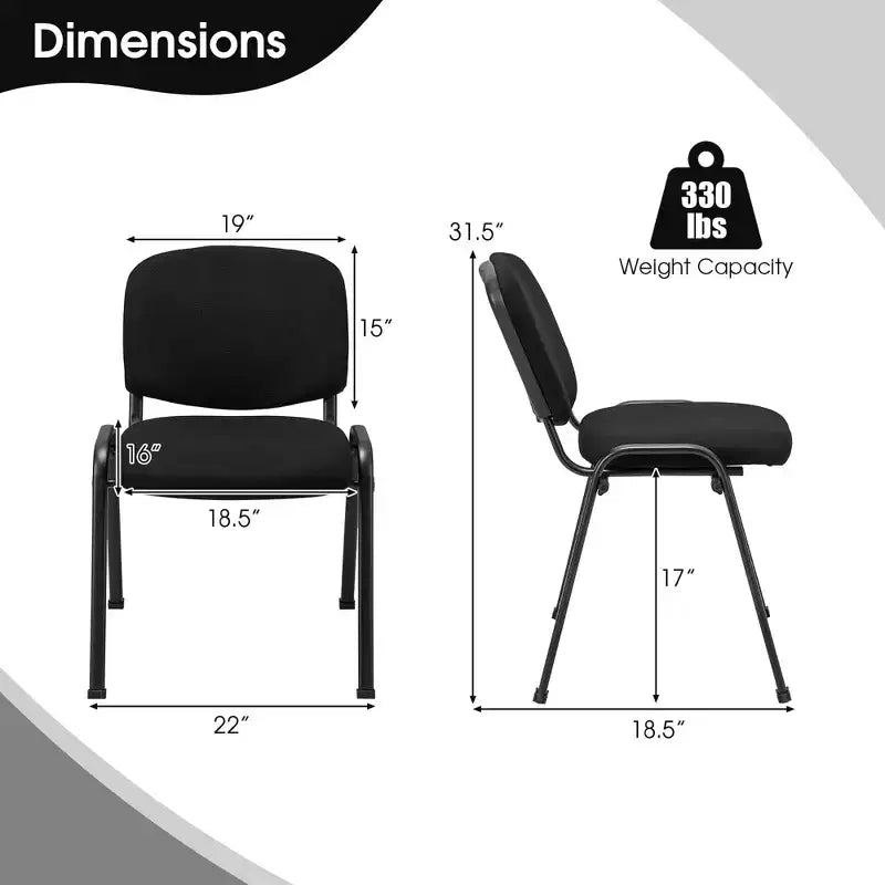 Chaises d'accueil pour conférences avec structure en métal thermolaqué