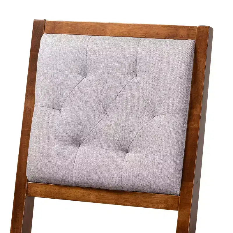 Tabourets de bar en bois rembourrés en tissu Gideon, ensemble de 2 - 30 pouces