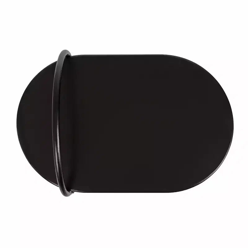 Table d'appoint en C Caplan Capsule Wood – Noir, 20x13,75x32,75 pouces
