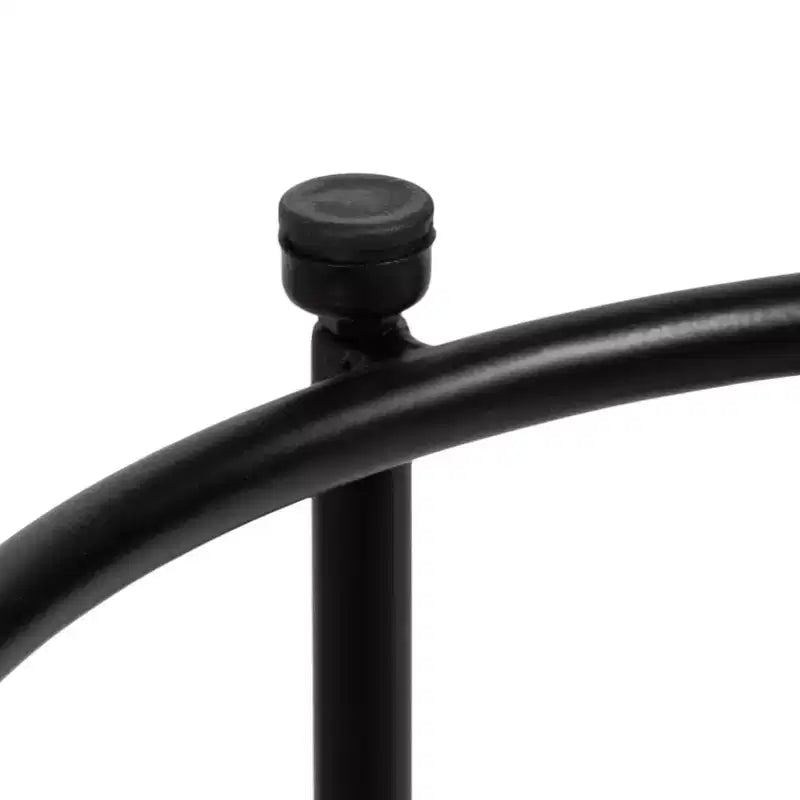 Table d'appoint en C Caplan Capsule Wood – Noir, 20x13,75x32,75 pouces