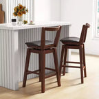 Tabouret de bar pivotant hauteur comptoir 26 pouces - Cuir PU