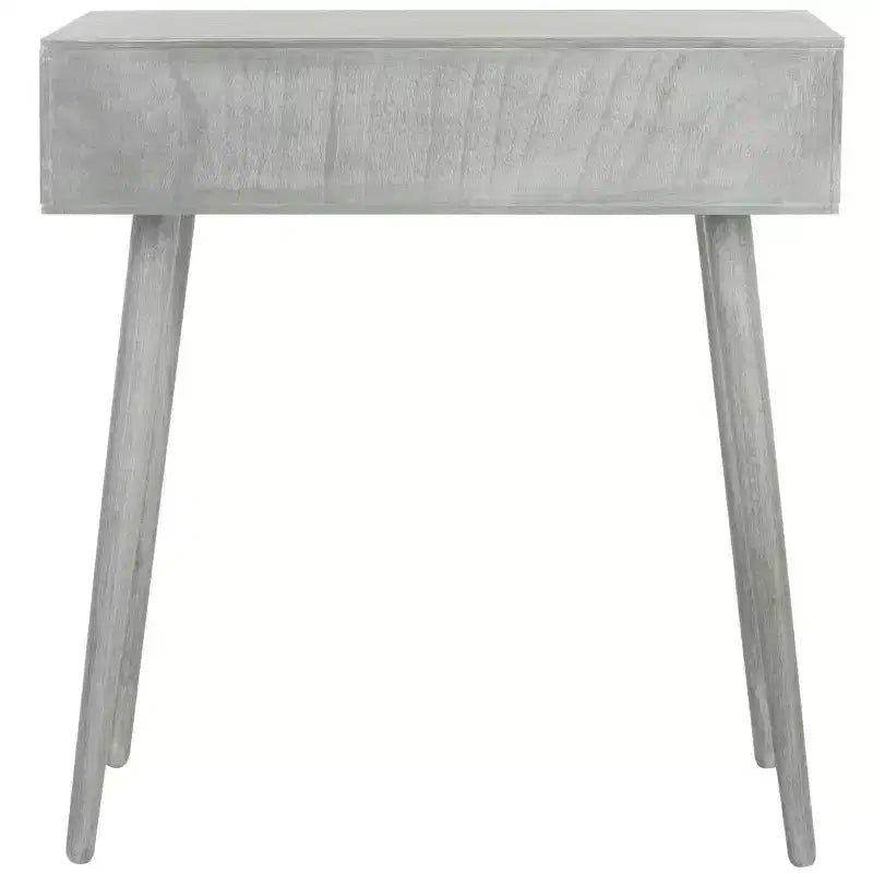 Console 2 tiroirs Dean - Blanc vieilli, Pin et MDF