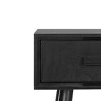 Console 2 tiroirs Dean - Blanc vieilli, Pin et MDF