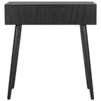 Console 2 tiroirs Dean - Blanc vieilli, Pin et MDF