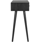 Console 2 tiroirs Dean - Blanc vieilli, Pin et MDF