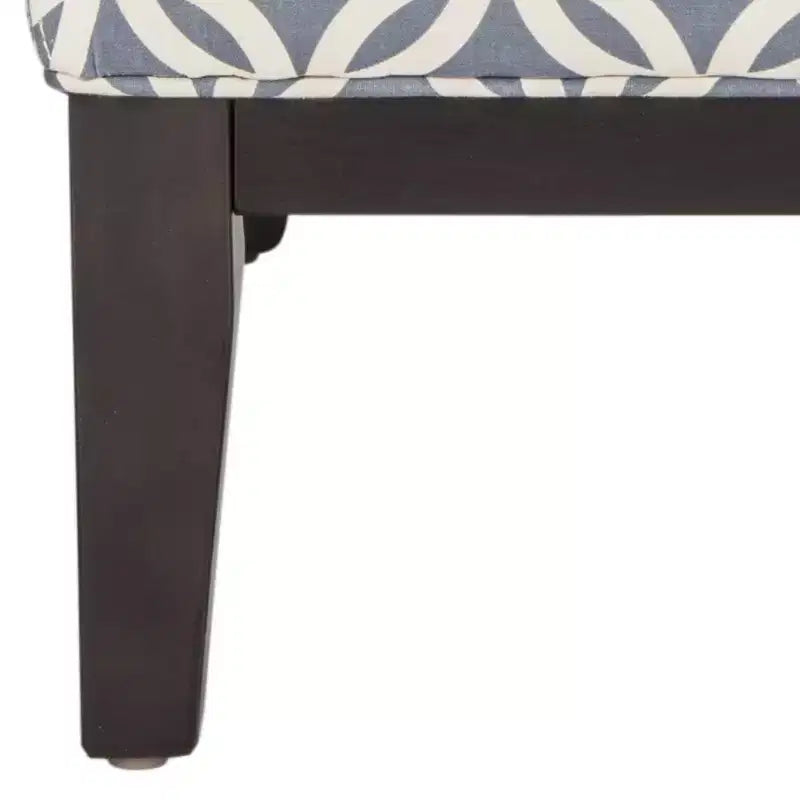 Fauteuil Club Armond sans accoudoirs - Argent et crème, mélange de lin