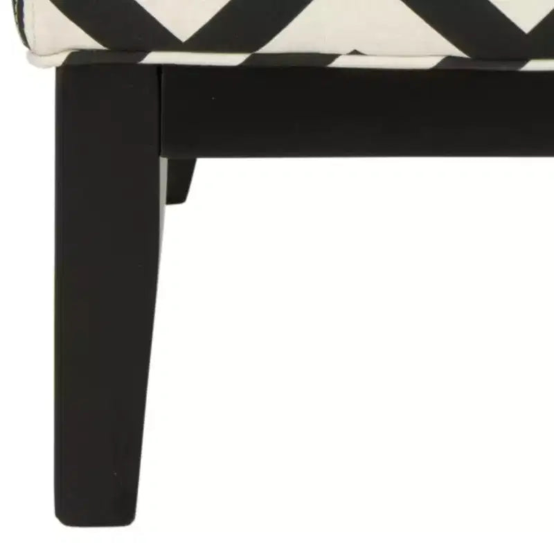Fauteuil Club Armond sans accoudoirs - Argent et crème, mélange de lin