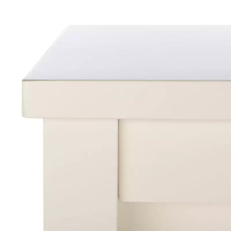 Table haute rectangulaire Aero - Blanche, 3 places, Bois d'hévéa