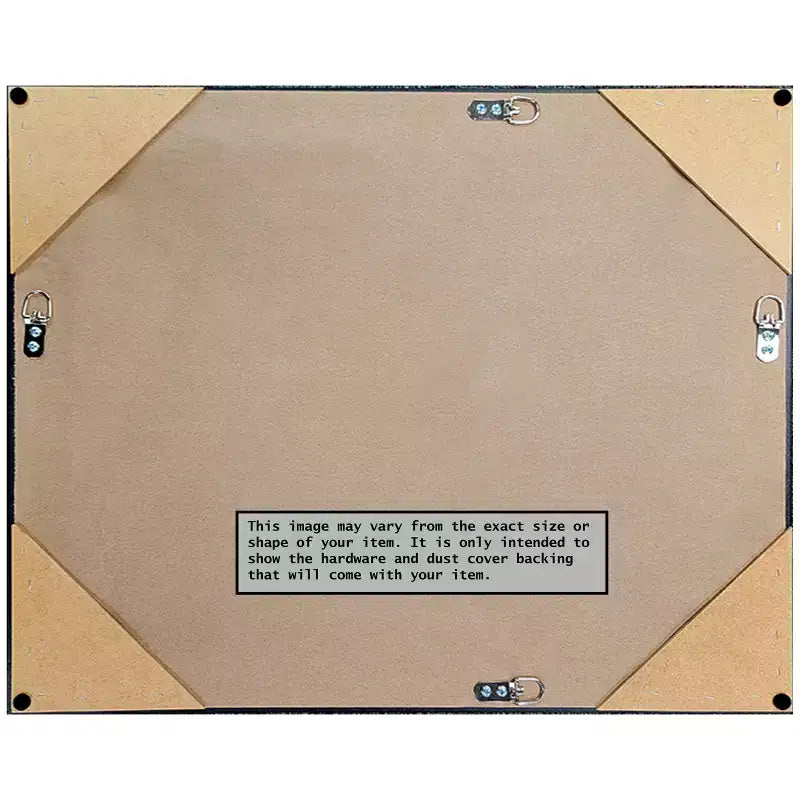 Miroir mural biseauté encadré, couleur miel et argent classique