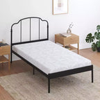Matelas jumeau de 5 pouces en polyester ferme avec housse jacquard