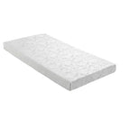 Matelas jumeau de 5 pouces en polyester ferme avec housse jacquard