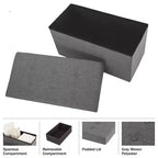 Pouffe de rangement pliable de 30 pouces avec bac amovible