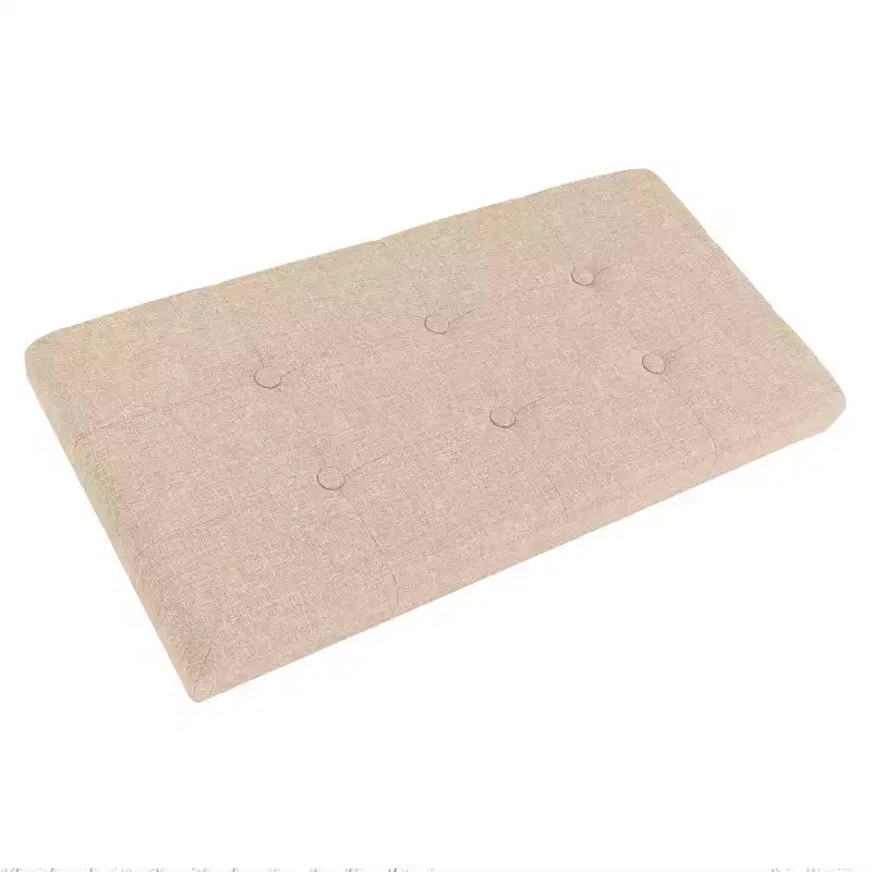 Pouffe de rangement pliable de 30 pouces avec bac amovible